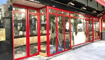 Concept Métal : terrasse fermée et devanture de brasserie Parisienne - 78250 Mézy-Sur-Seine