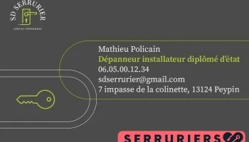 Sd Serrurier - 13124 Peypin