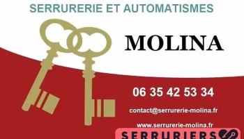 Serrurerie et automatismes Molina - Serrurier et dépannage - Réparation et installation de portails automatiques - France Serrurerie et automatismes Molina - Serrurier et dépannage - Réparation et installation de portails automatiques - France