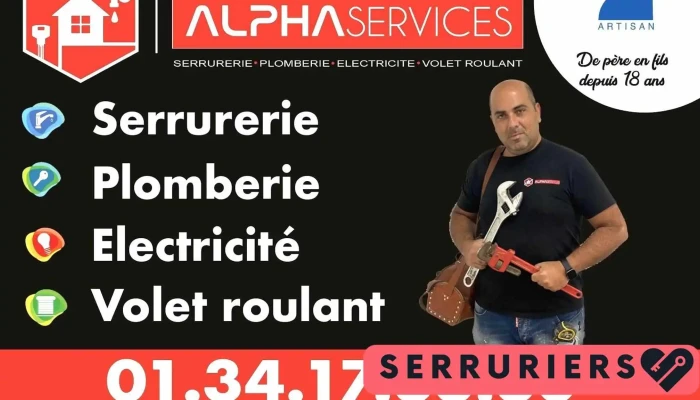Alpha Services Plombier Serrurier Eaubonne Tout - Eaubonne