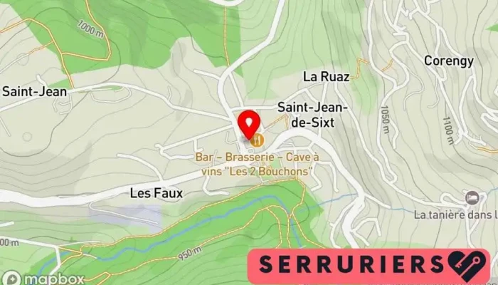 Aravis Quincaillerie -  Carte - Saint-jean-de-sixt