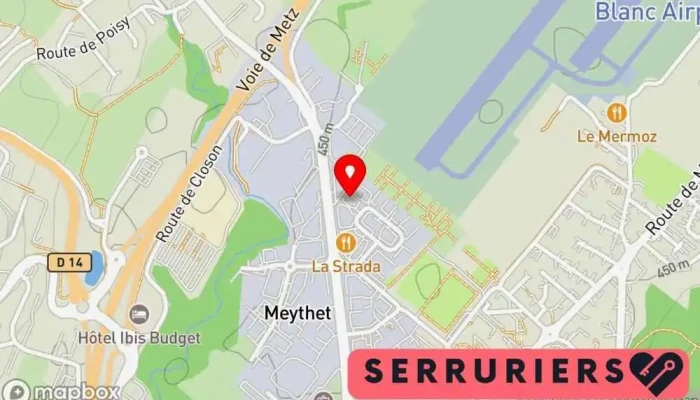 Bbn Serrurerie   Picard Serrures Carte - Meythet