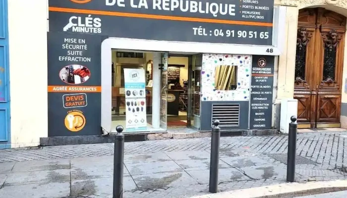 Bricard Vachette Serrurerie de la République serrurier porte blindée clé badge - 13002 Marseille
