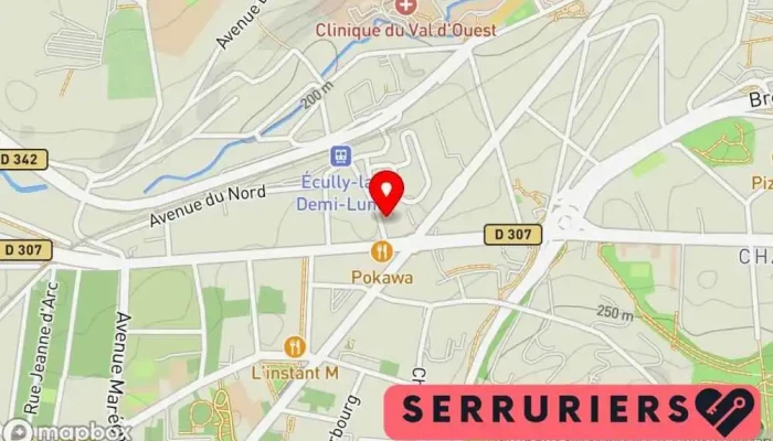 C3sam -  Carte - Tassin-la-demi-lune