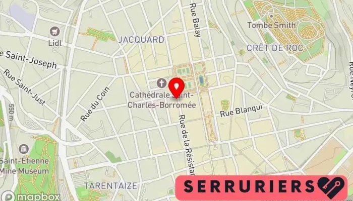 Cedric Serrurier Aaop -  Carte - Saint-étienne