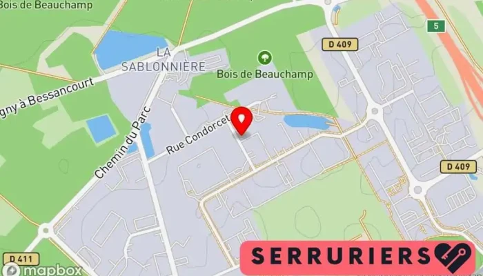 Cers -  Carte - Taverny