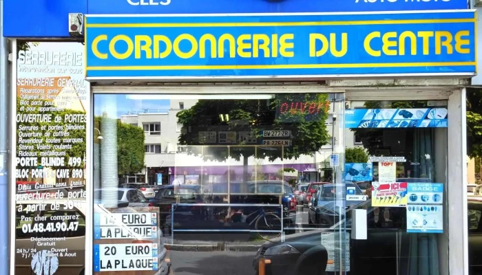 Cordonnerie du centre - 78800 Houilles