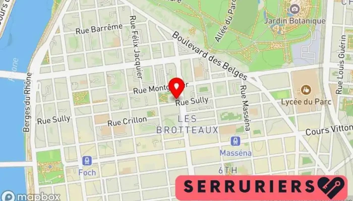 Cordonnerie Serrurerie Lyonnaise -  Carte - Lyon