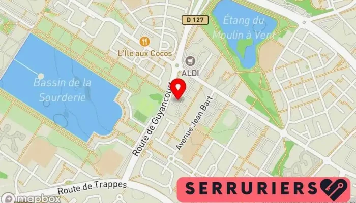 carte de France-Cadenas Fournisseur d'équipement de sécurité, Service de reproduction de clés à Voisins-le-Bretonneux