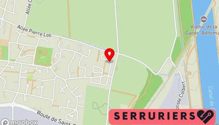 Fred Serrurier -  Carte - Pierrelatte