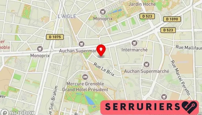 Lsere Serrurerie Carte - Grenoble