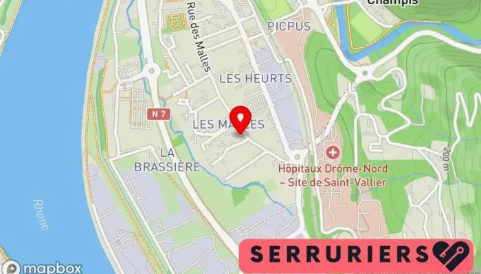 Mg Services -  Carte - Saint-vallier