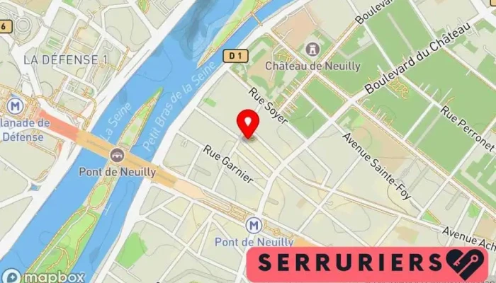 Micka Services Neuilly Sur Seine 92 Serrurerie Blindage Carte - Neuilly-sur-seine