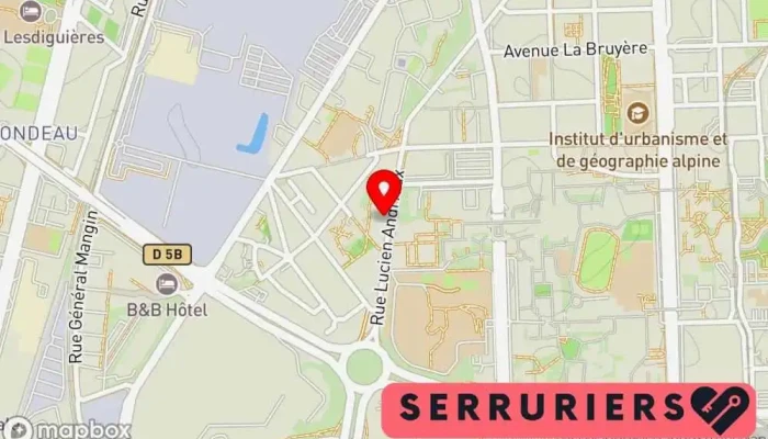 Msd 38 Carte - Grenoble