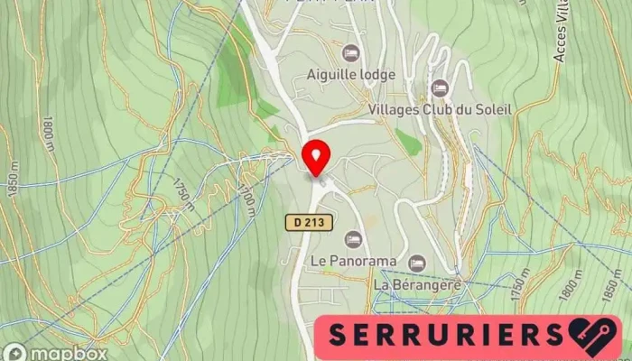 Muzelle Keys -  Carte - Les Deux Alpes