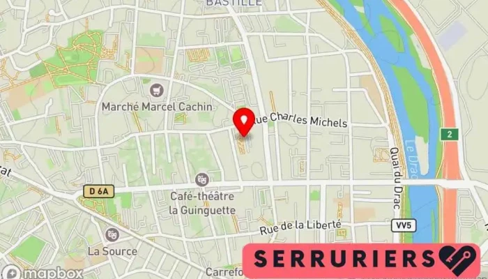 Principe Serrurerie -  Carte - Fontaine