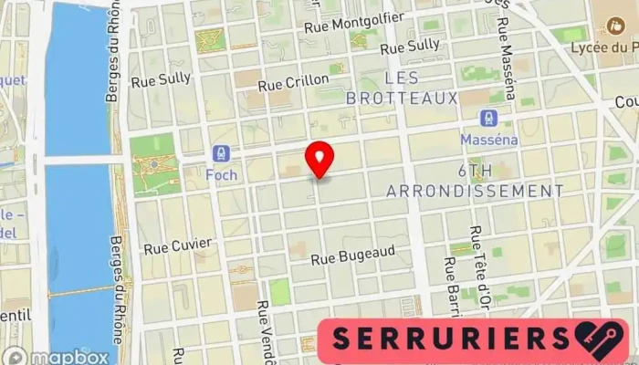 Rep -  Serrures Carte - Lyon