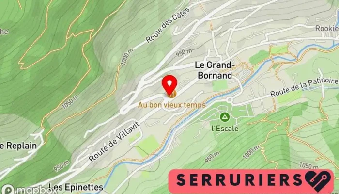 Sarl Les Bourreliers -  Carte - Le Grand-bornand