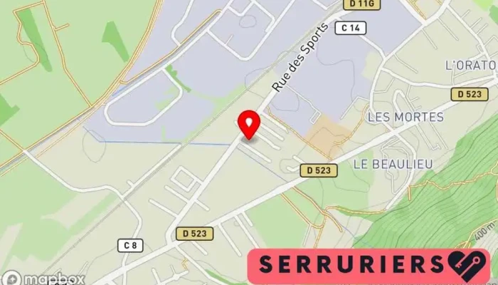 Sermetau -  Carte - Domène