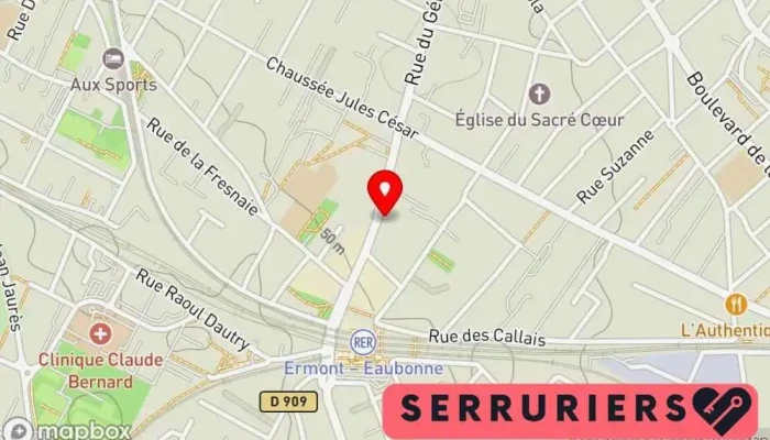 carte de Serrurerie D'Ermont Serrurier à Eaubonne