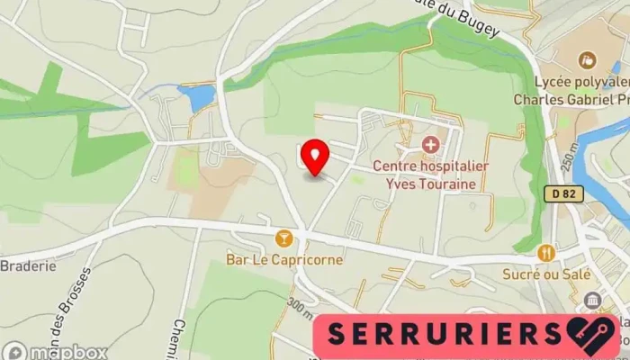 Serrurerie Du Guiers -  Carte - Le Pont-de-beauvoisin