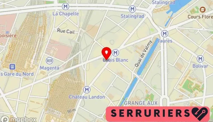 Serrurerie Tan -  Carte - Paris