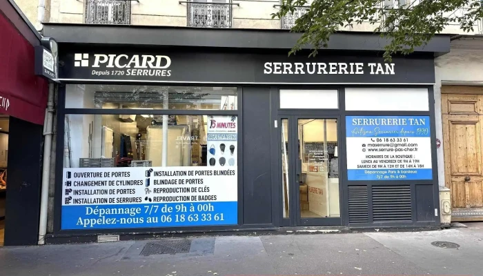 Serrurerie Tan -  Exterieur - Paris