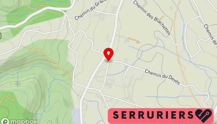 Serrurier Aubenas -    Nvn Metallerie Carte - Saint-sernin