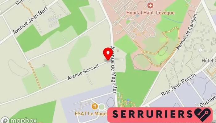 carte de Serrurier Pessac - MR SERVICES 33 Serrurier, Service de serrurerie d'urgence, Plombier à Pessac