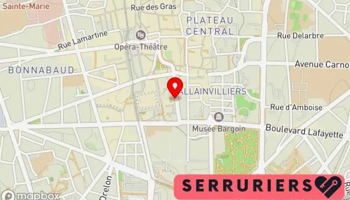 Smd Point Fort Fichet Clermont -  Ferrand Carte - Clermont-ferrand